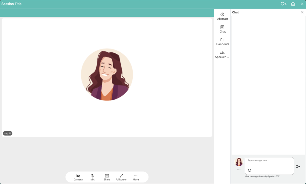 ChatiConnect session with an open chat panel