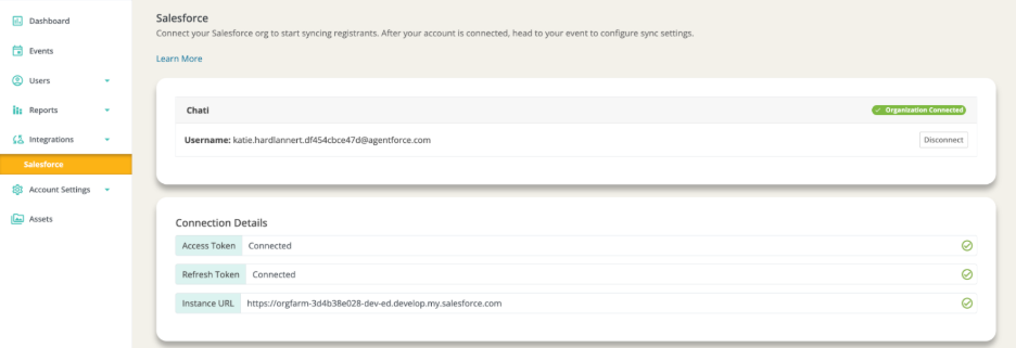 Salesforce configuration